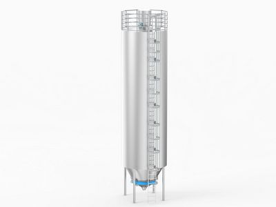 Silo indoor vibration discharge