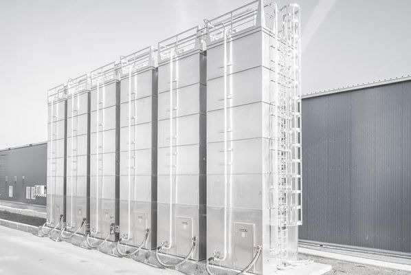 Beispielbild Außensilo eckig