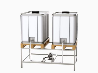 Flüssigdosierung aus Containern