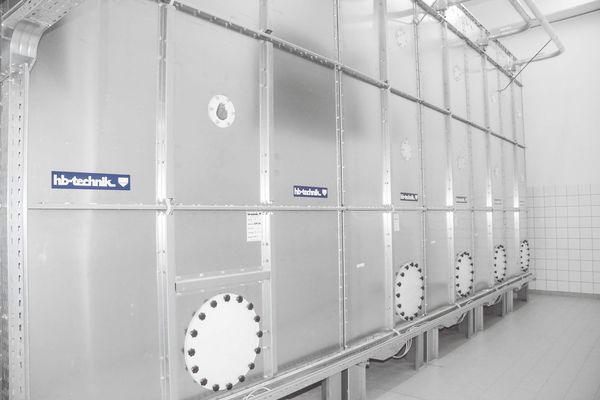 Beispielbild Innensilo Eckig Fließbett